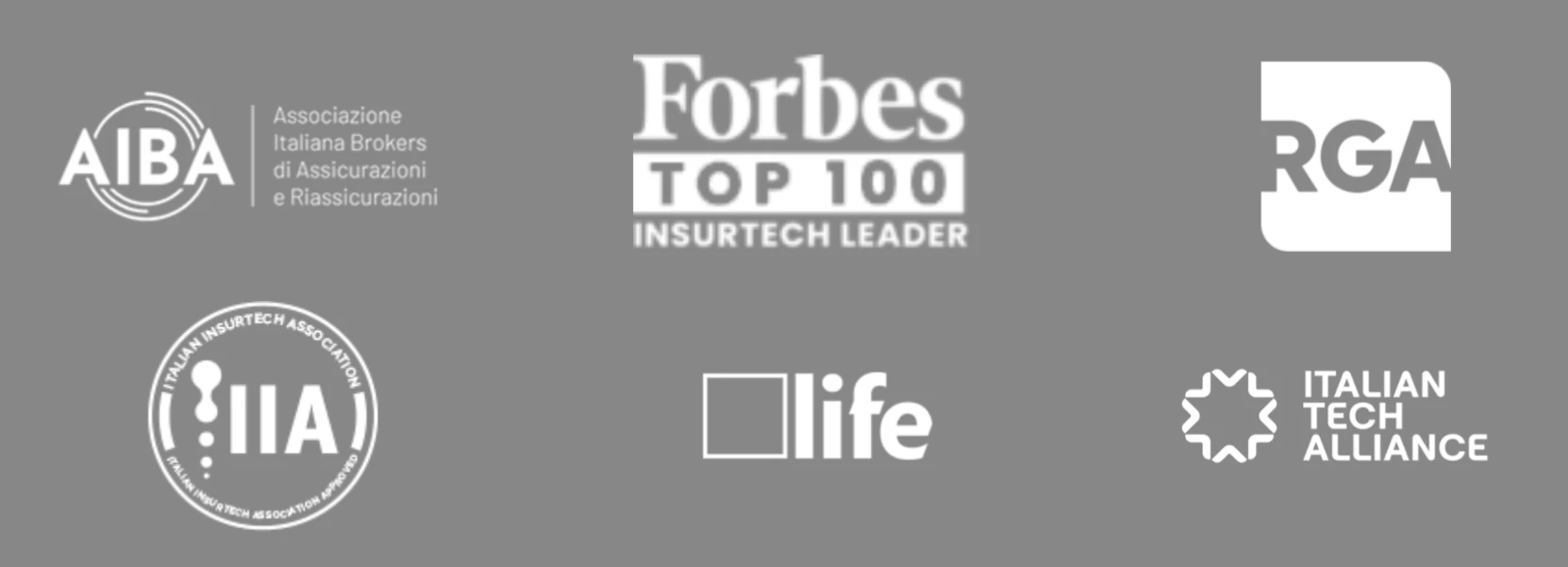 Associazione Italiana dei Brokers di Assicurazione e Riassicurazione, Forbes top 100 Insurtech leader, RGA, Italian Insurtech Association, squarelife, Italian Tech Alliance